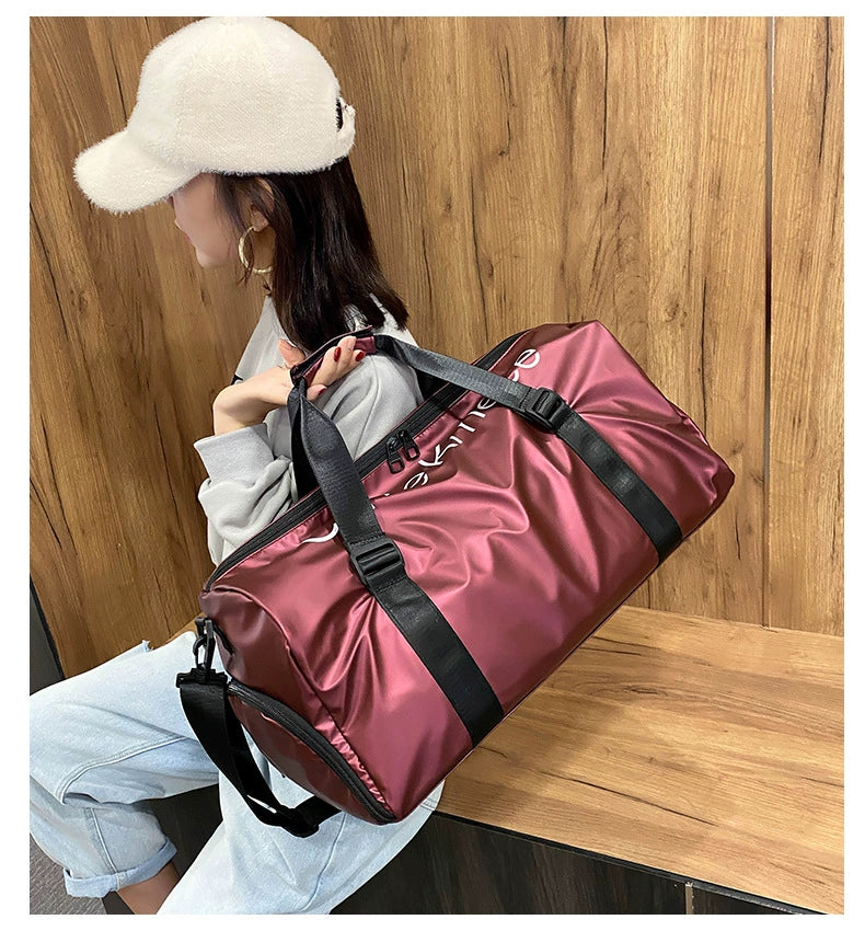 Dry Wet Separation Training Luggage Bag Short Distance Female Gym Bag