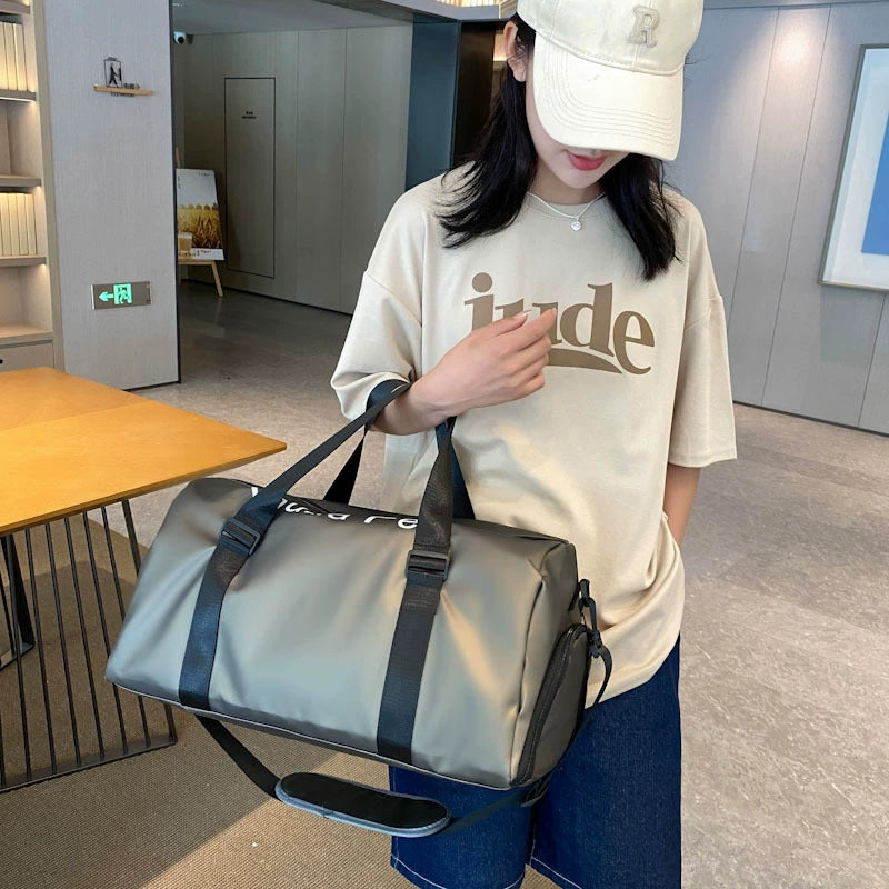 Dry Wet Separation Training Luggage Bag Short Distance Female Gym Bag