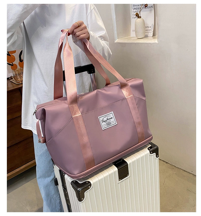 Short Distance Female Cosmetics Bag Student Living in School Can Cover Trolley Case