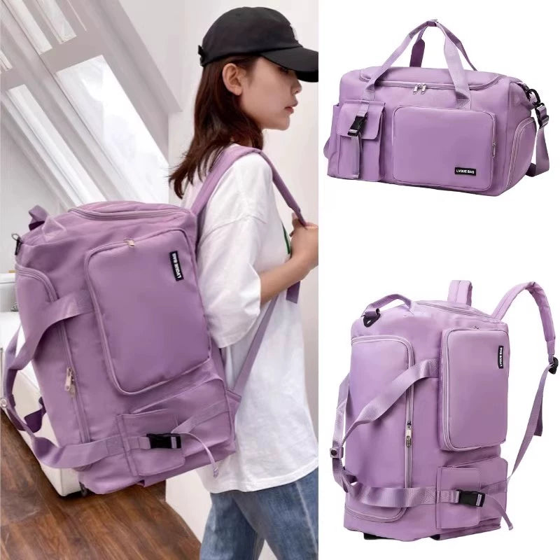 Women's Large Capacity Portable Short-Distance Student Travel Bag