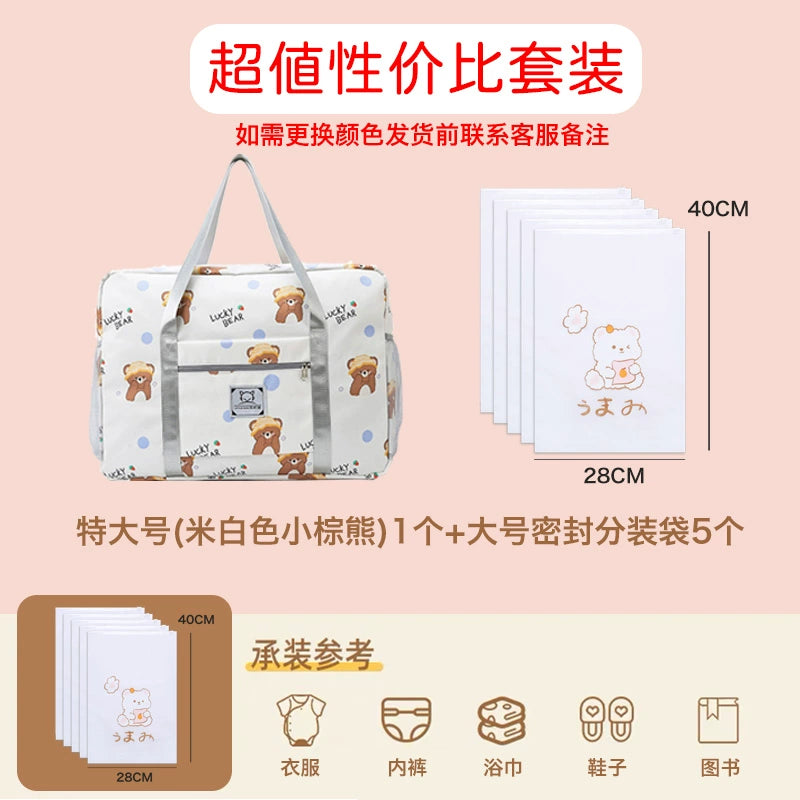 Short-Distance Women's Portable Student Maternity Travel Bag