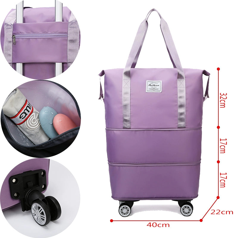 Portable Luggage Bag Cosmetics Bag Large Capacity Universal Wheel