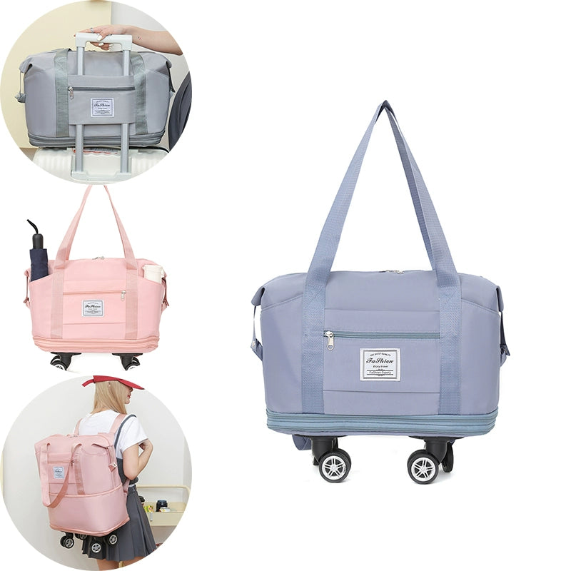 Portable Luggage Bag Cosmetics Bag Large Capacity Universal Wheel