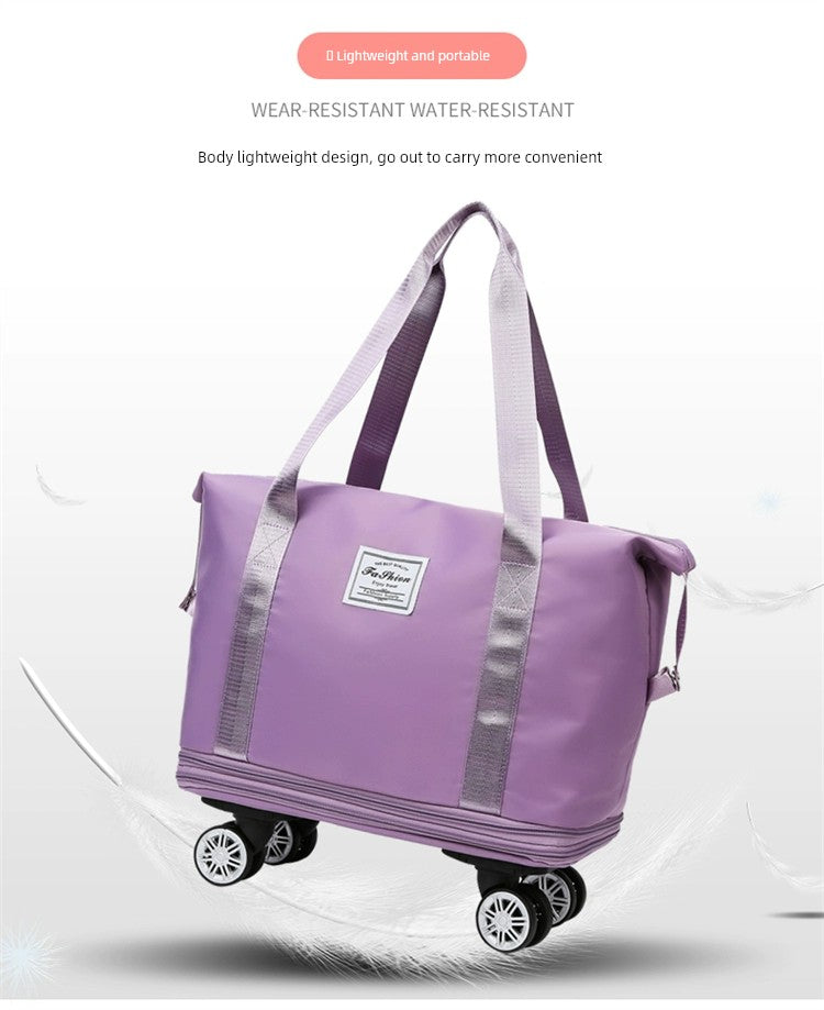 Portable Luggage Bag Cosmetics Bag Large Capacity Universal Wheel