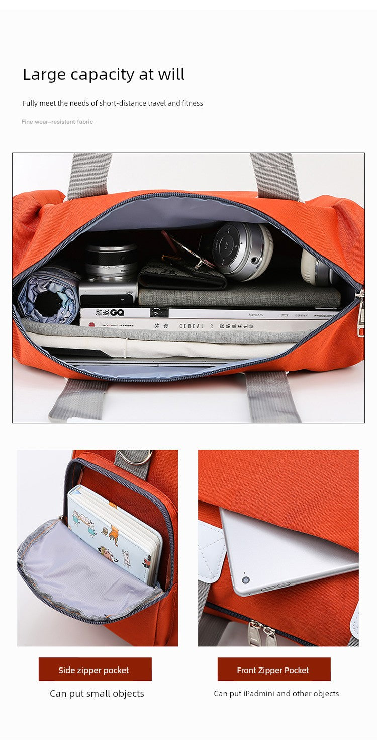 K-style Large Capacity Satchel Women's Waterproof Travel Bag