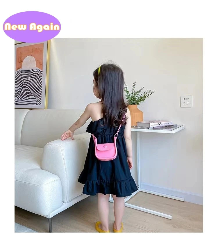 INS popular messenger bags for Kids Girls sweet design crossbody purses Childrens little money bag Toddlers Small wallets  NA037