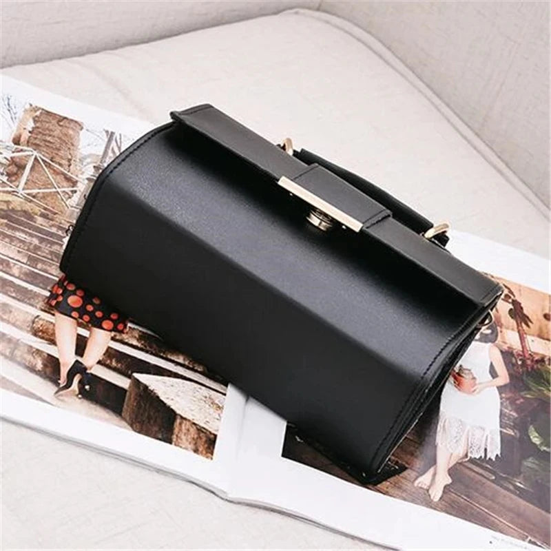 Women Fashion PU Leather Shoulder Small Flap Crossbody Handbags Top Handle Messenger Bags High Quality Luxury Ladies Hand Bag