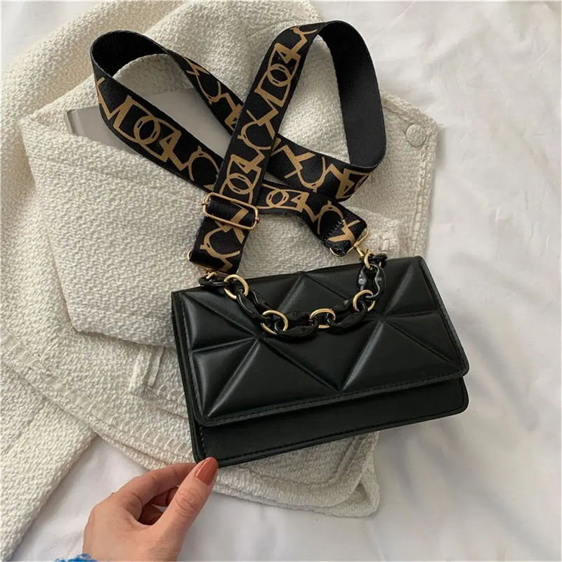 Fashion Women Shoulder Bag Handbags PU Leather Flap Bag Female Large Capacity Casual Crossobdy Clutch