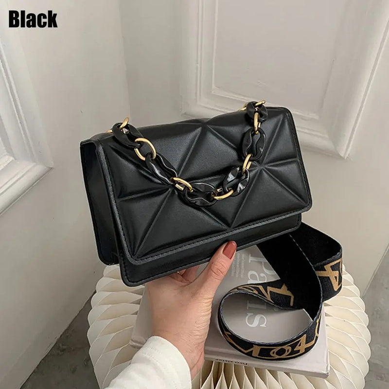 Fashion Women Shoulder Bag Handbags PU Leather Flap Bag Female Large Capacity Casual Crossobdy Clutch