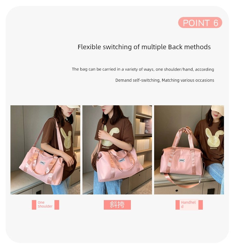 Short Distance Female Cosmetics Bag Student Living in School Can Cover Trolley Case