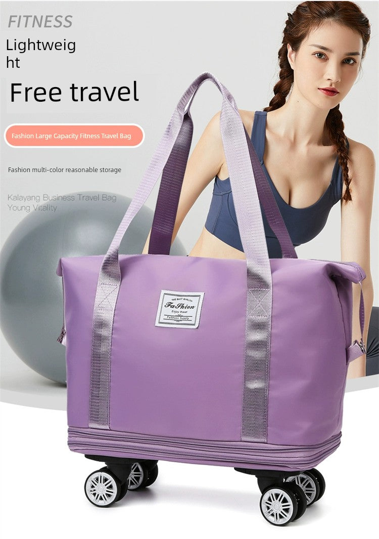 Portable Luggage Bag Cosmetics Bag Large Capacity Universal Wheel