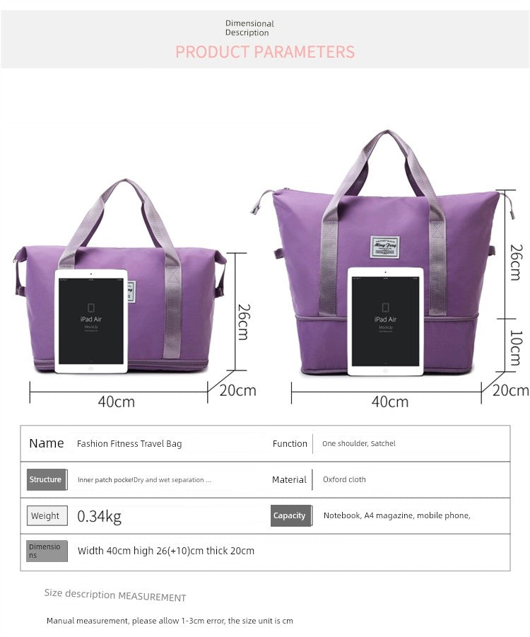 Portable Luggage Bag Cosmetics Bag Large Capacity Universal Wheel