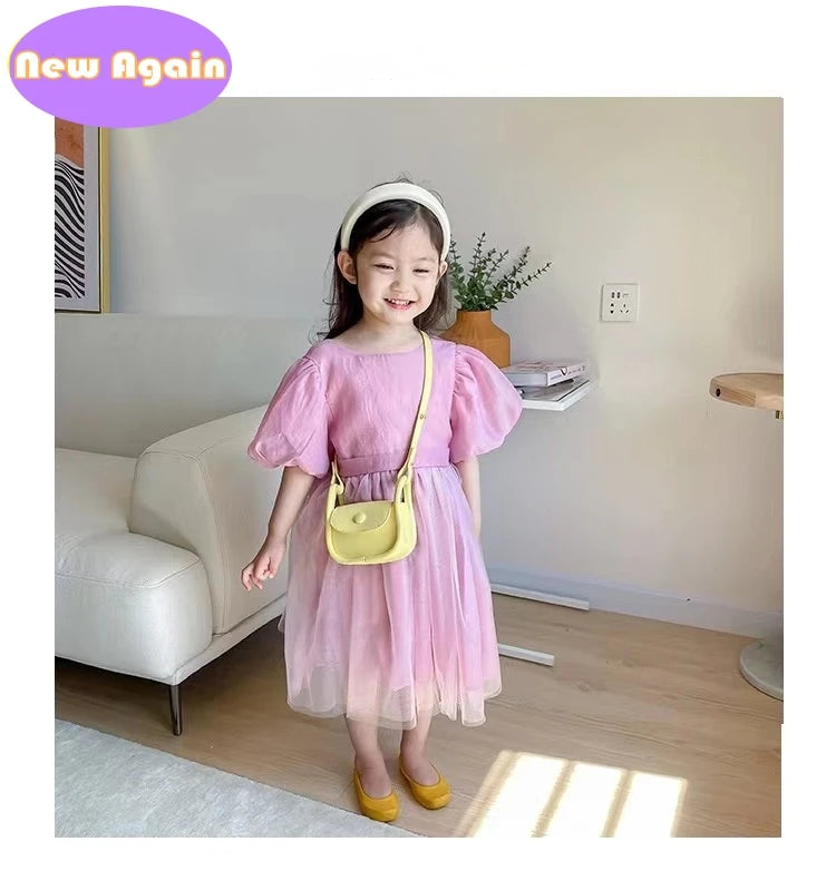 INS popular messenger bags for Kids Girls sweet design crossbody purses Childrens little money bag Toddlers Small wallets  NA037