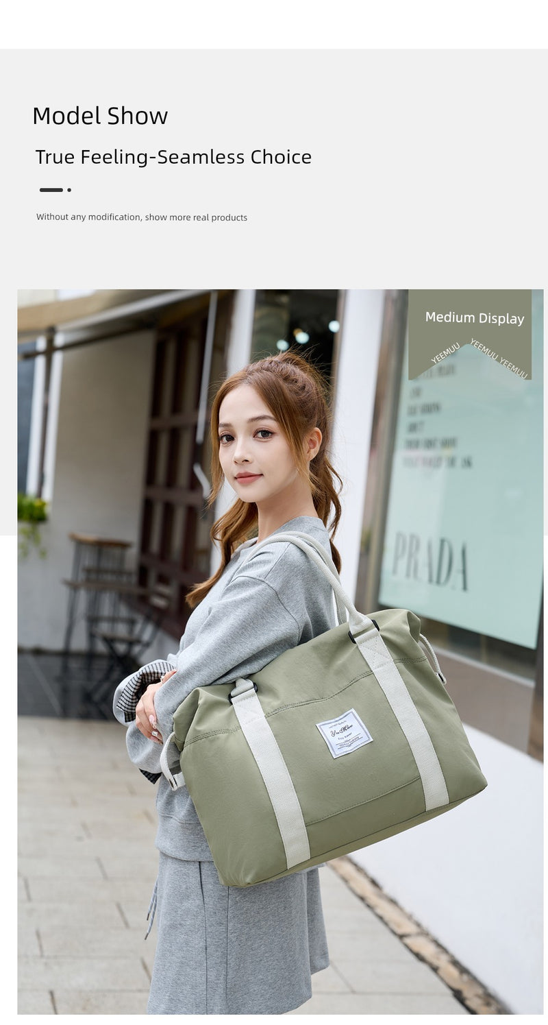 Women's Satchel Clothing Storage Casual Maternity Travel Bag