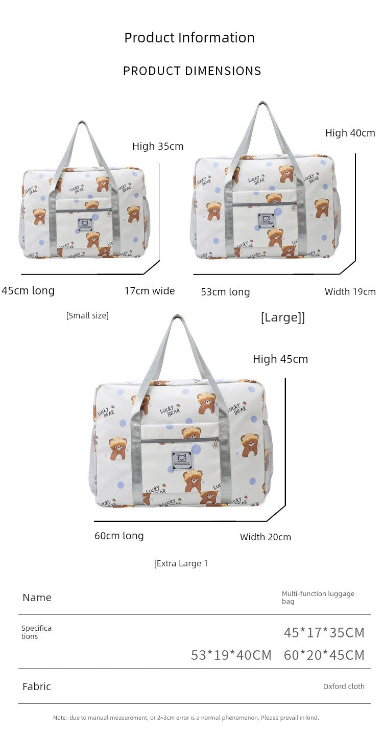 Short-Distance Women's Portable Student Maternity Travel Bag