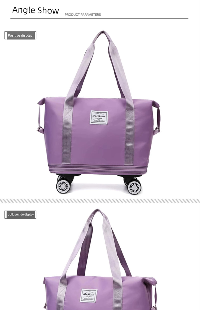 Portable Luggage Bag Cosmetics Bag Large Capacity Universal Wheel