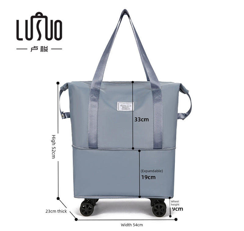 Short Distance Female Cosmetics Bag Student Living in School Can Cover Trolley Case