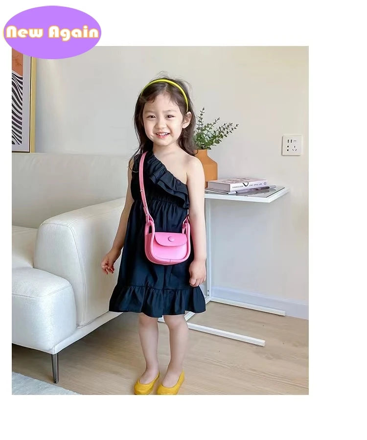 INS popular messenger bags for Kids Girls sweet design crossbody purses Childrens little money bag Toddlers Small wallets  NA037